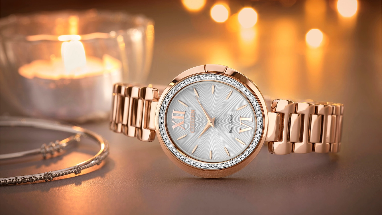 Citizen Capella Ladies Eco-Drive Pink Gold Watch | CITIZEN Citizen Capella Ladies Eco-Drive Pink Gold Watch | CITIZEN